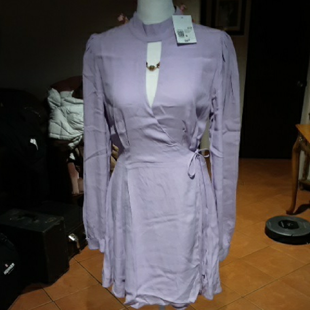 Forever 21 Lilac Long Sleeve Dress